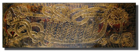 itle – Drakkar Born Legend Dimensions - 120 x 40cm (47.24 x 15.74 inch) Year of creation of the work – 2007